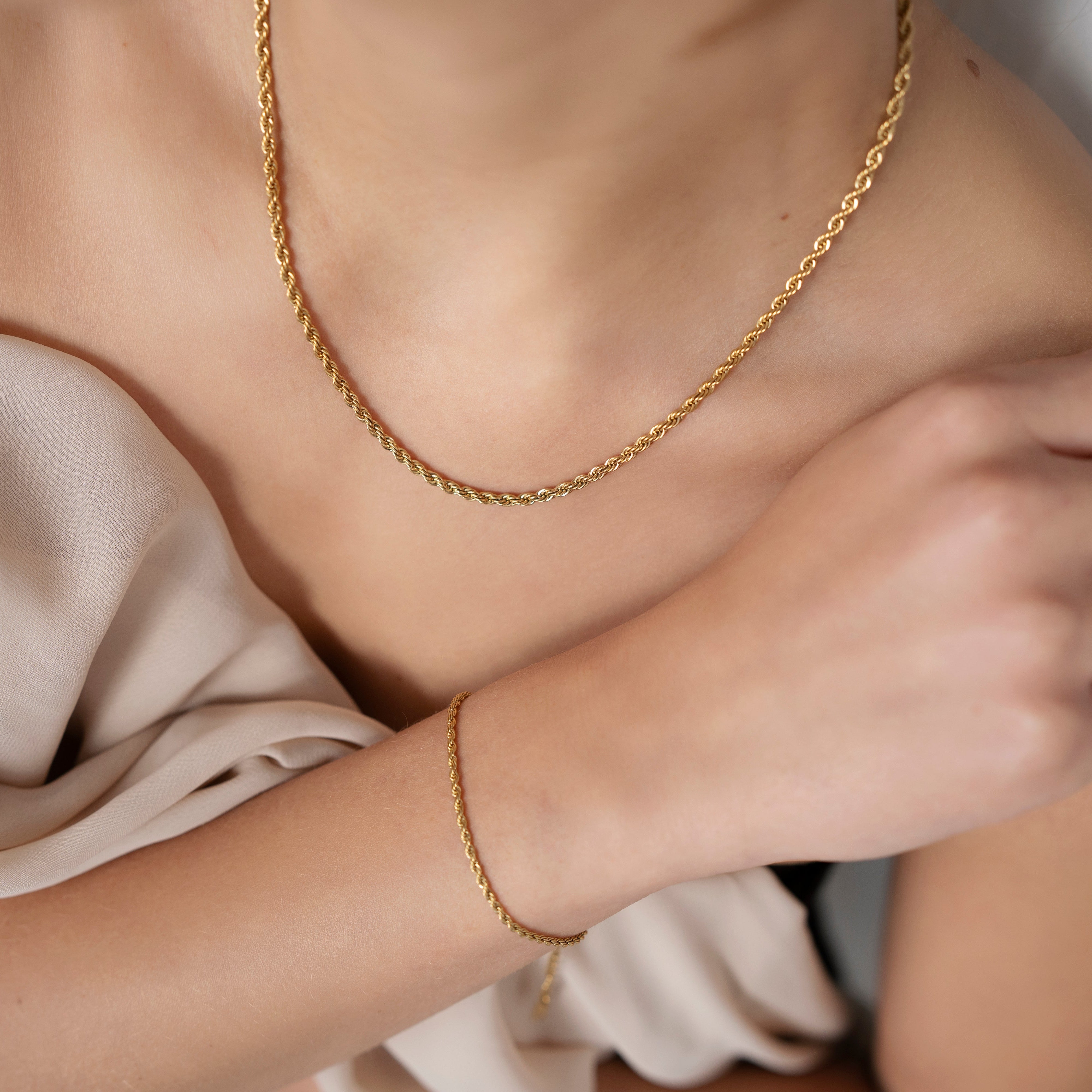 Ensemble collier Asha et bracelet Aurelia