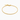 EMILIAZ Octagon Chain Bracelet – Minimalist 18K Gold - 2cm / 20+2cm (Unisex)